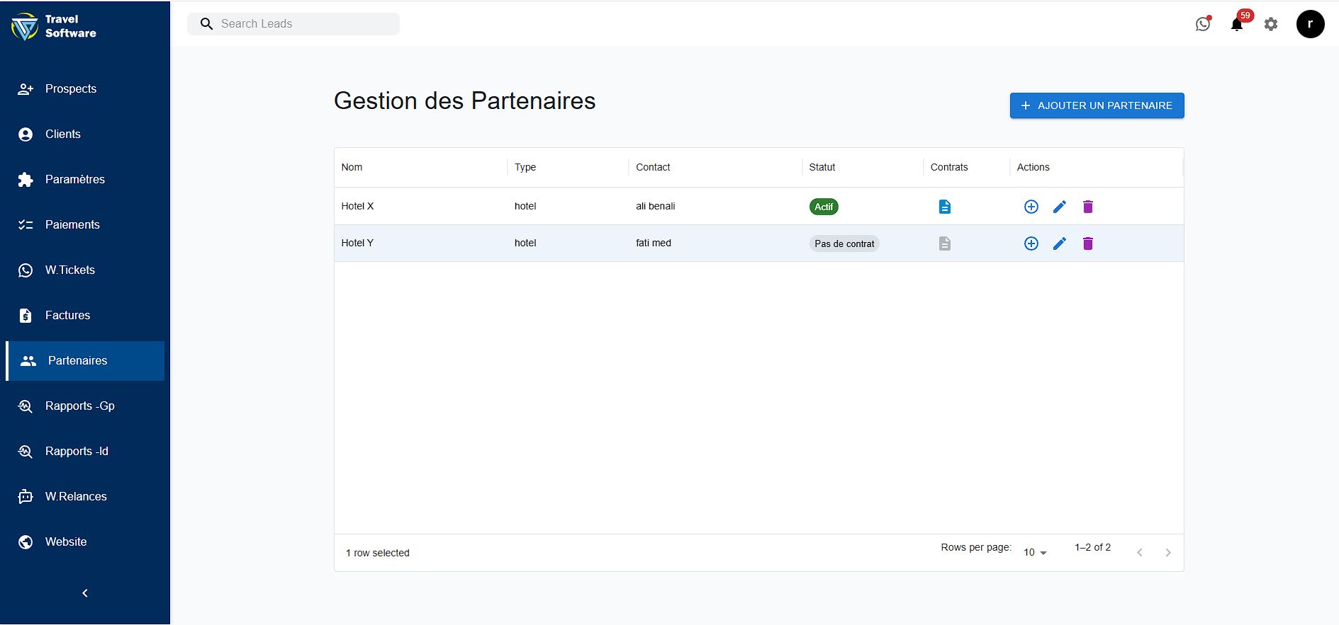 Gestion de Partenaires : Optimisez votre Réseau de Voyage